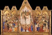 unknow artist The Coronation of the Virgin oil painting reproduction
